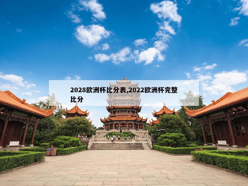 2028欧洲杯比分表,2022欧洲杯完整比分