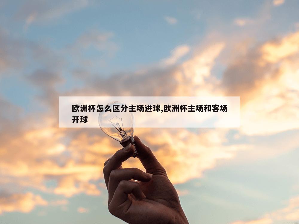 欧洲杯怎么区分主场进球,欧洲杯主场和客场开球